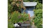 Image: blue garden shed, Argyll