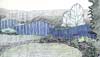 Image: screen fence sketch, Oban, Argyll